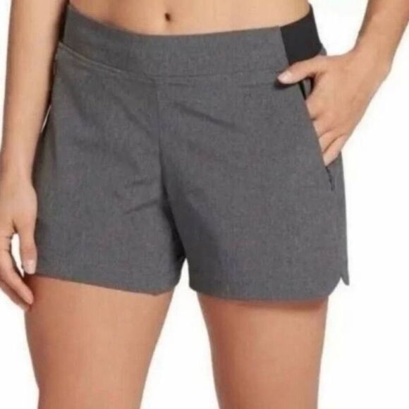Calia By Carrie Underwood Anywhere Gray Shorts size Small Zip Pockets Stretch - Picture 1 of 8